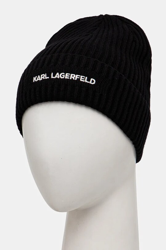 Шапка Karl Lagerfeld 544305.805601 чорний AW24
