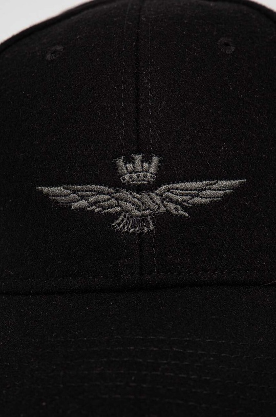 Aeronautica Militare șapcă de lana HA1085CT2333 negru AW24