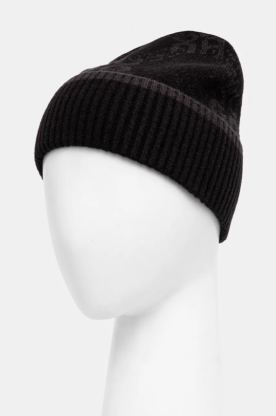 Kapa s dodatkom vune HUGO 50524571 crna AW24