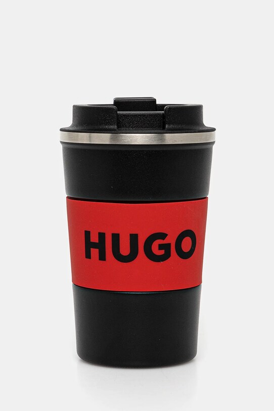 Akcesoria HUGO czapka i kubek termiczny 50529736 czarny