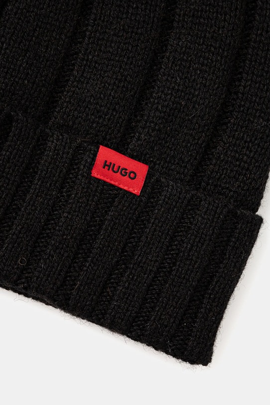 HUGO căciulă și cană termică negru 50529736