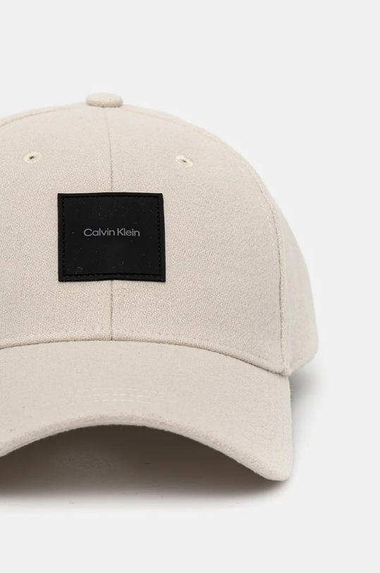 Kšiltovka Calvin Klein K50K512348 béžová AW24