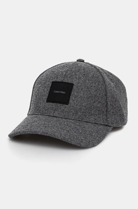 Кепка Calvin Klein шерсть серый K50K512348