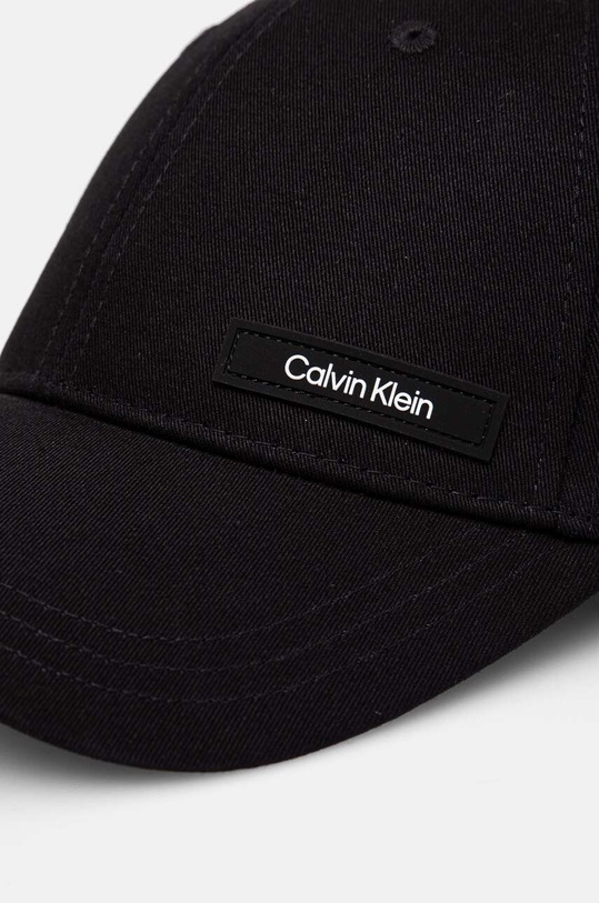 Calvin Klein șapcă de baseball din bumbac K50K512353 negru AW24