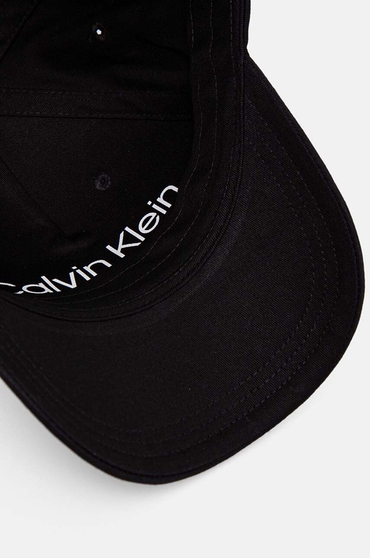Calvin Klein șapcă de baseball din bumbac negru K50K512353