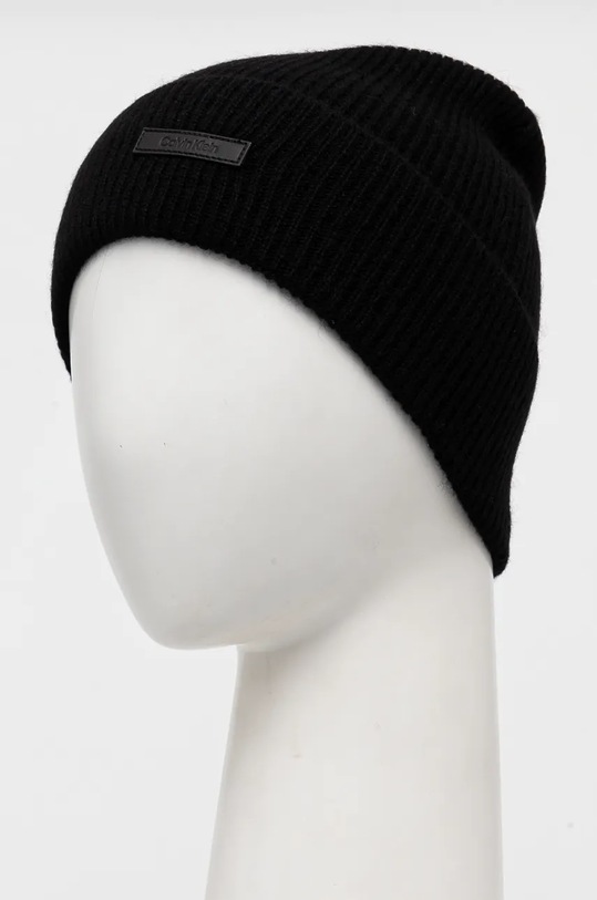 Accesorii Calvin Klein caciula de casmir K50K512355 negru