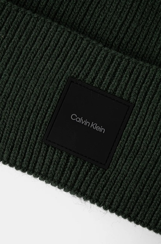 Doplňky Čepice z vlněné směsi Calvin Klein K50K512356 zelená