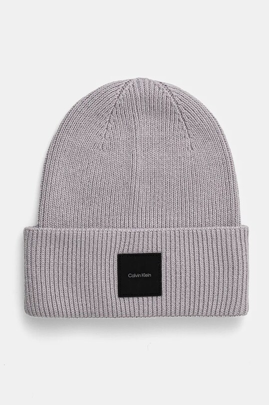 Calvin Klein caciula din amestec de lana uni gri K50K512356