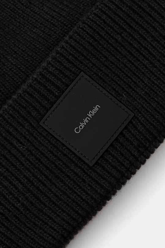 Calvin Klein caciula din amestec de lana K50K512356 negru AW24