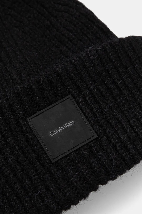 Doplnky Vlnená čiapka Calvin Klein K50K512357 čierna