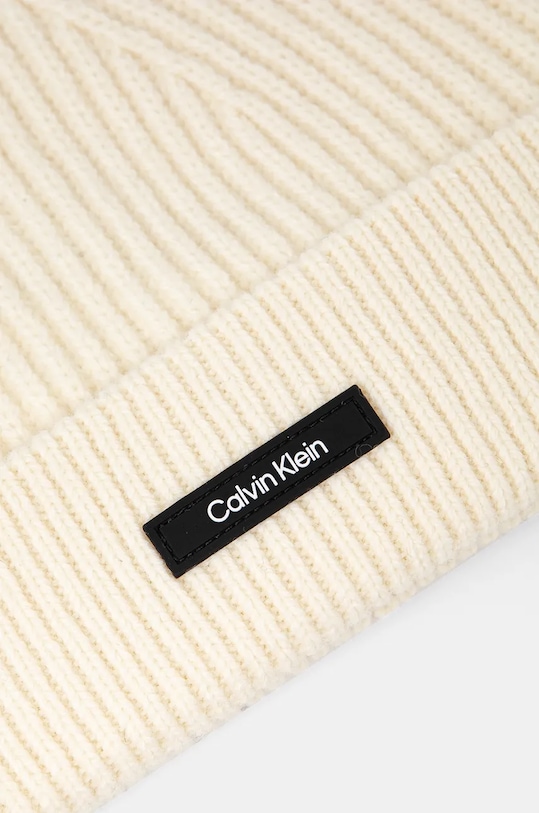 Doplňky Vlněná čepice Calvin Klein K50K512360 béžová