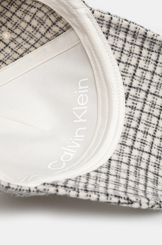Calvin Klein czapka z daszkiem wełniana beżowy K50K512366