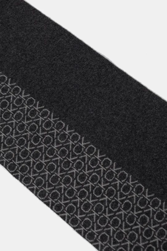 Шапка и шарф с примесью шерсти Calvin Klein K50K512390 серый