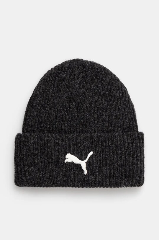 Шапка с примесью шерсти Puma с добавлением шерсти чёрный 25495