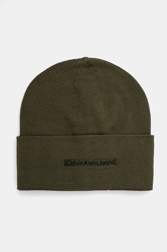 Calvin Klein Jeans caciula imprimeu verde K50K512452