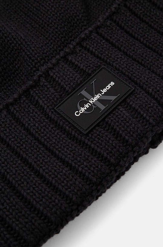 Doplnky Bavlnená čiapka Calvin Klein Jeans K50K512463 čierna