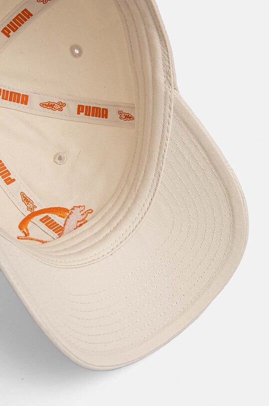 Бавовняна бейсболка Puma PUMA x CARROTS Dad Cap бежевий 25789.