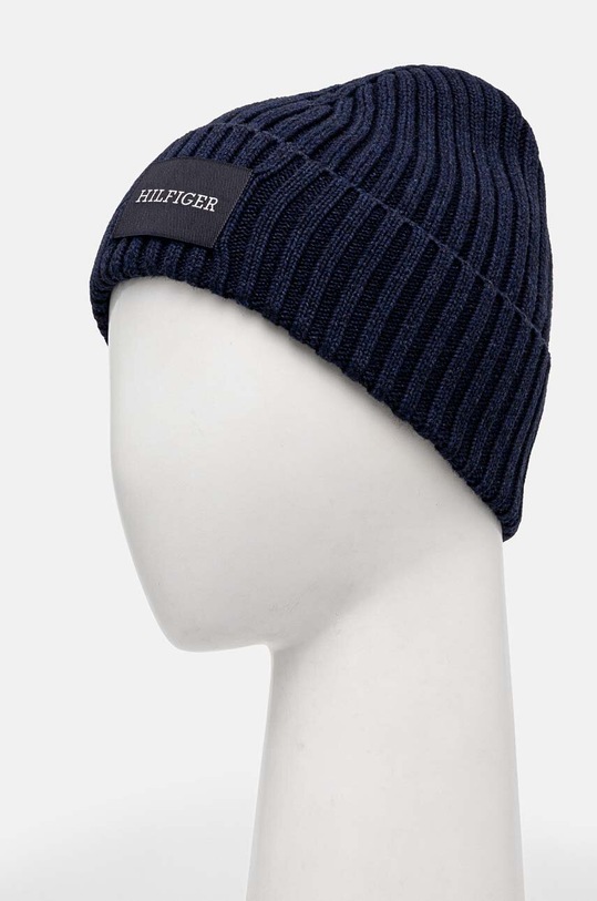 Accessori Tommy Hilfiger berretto in misto lana AM0AM12752 blu navy