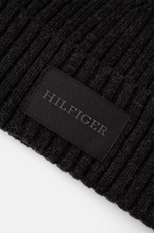 Аксесуари Шапка з домішкою вовни Tommy Hilfiger AM0AM12752 чорний