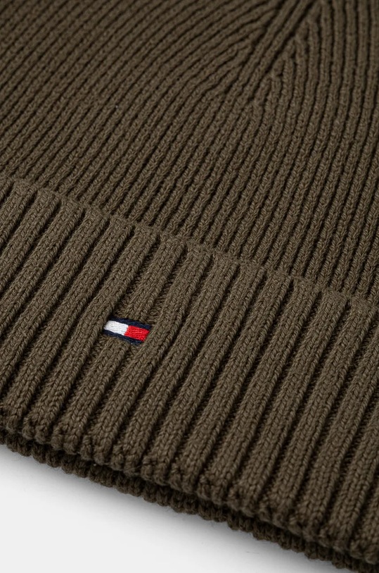 Accesorii Tommy Hilfiger caciula din amestec de casmir AM0AM12796 verde