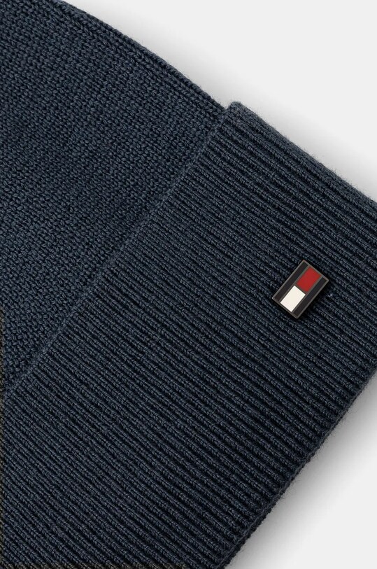 Tommy Hilfiger berretto in lana AM0AM12803 blu AW24