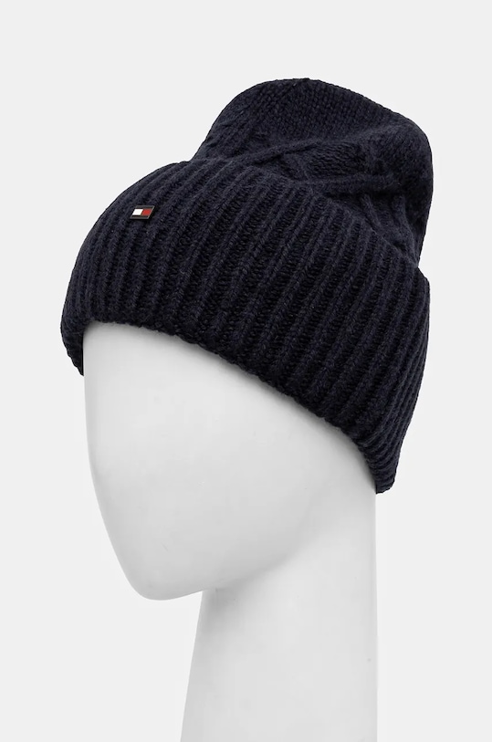 Dodaci Vunena kapa Tommy Hilfiger AM0AM12810 mornarsko plava