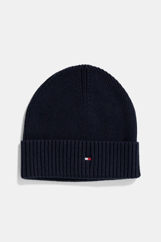 Kapa i šal s dodatkom kašmira Tommy Hilfiger AM0AM12937 mornarsko plava NC24