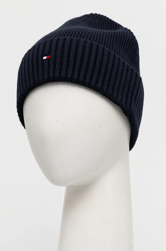 Čepice a rukavice s příměsí kašmíru Tommy Hilfiger AM0AM12938