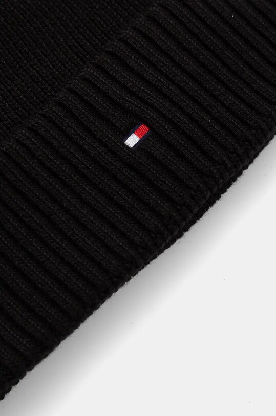 Шапка та рукавички з домішкою кашеміру Tommy Hilfiger чорний AM0AM12938