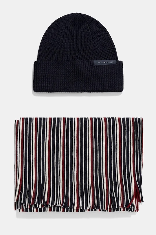 Комплект Tommy Hilfiger вълна тъмносин AM0AM12939