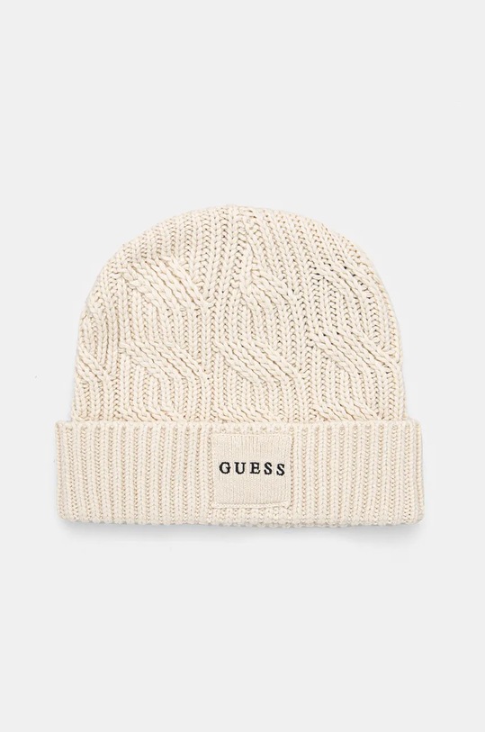 Guess caciula din amestec de lana CABLE BEANIE uni bej M4BZ10.Z3HD1