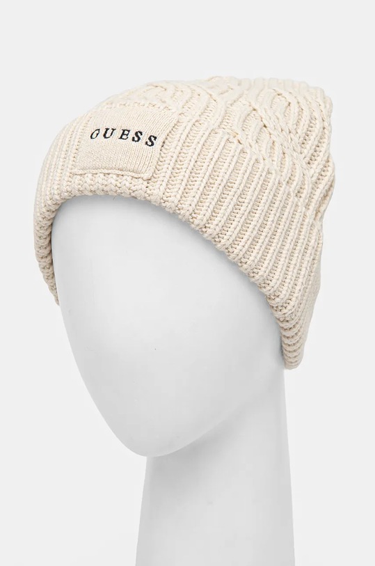 Guess caciula din amestec de lana CABLE BEANIE M4BZ10.Z3HD1 bej AW24