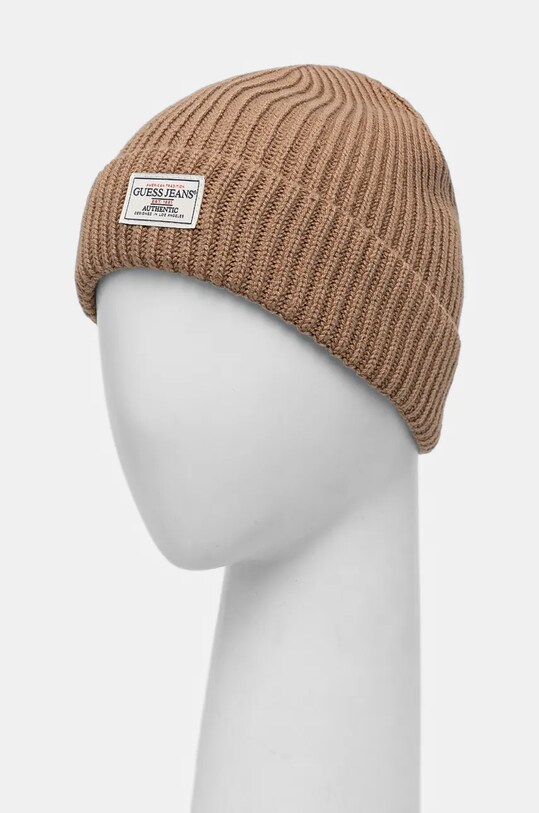 Шапка с вълна Guess Jeans W4BZ35.Z3HN2 бежов AW24