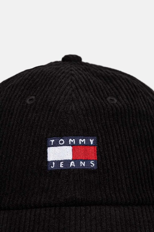 Вельветовая кепка Tommy Jeans AM0AM12636 чёрный AW24