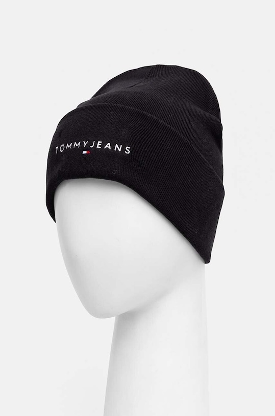 Čepice Tommy Jeans AM0AM12896 černá AW24