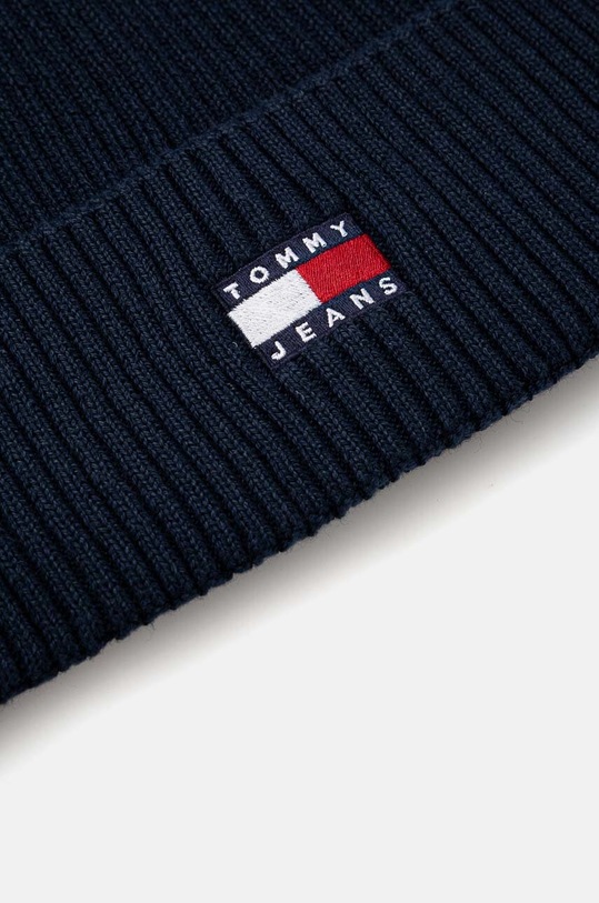 Akcesoria Tommy Jeans czapka bawełniana AM0AM13330 granatowy