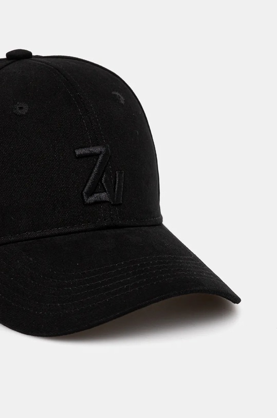 ZADIG&VOLTAIRE șapcă de baseball din bumbac OMHT00002 negru AW24