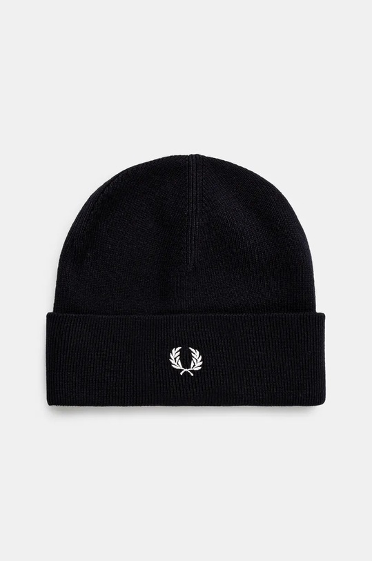 Fred Perry wool beanie Classic Beanie wool navy C8161.T05