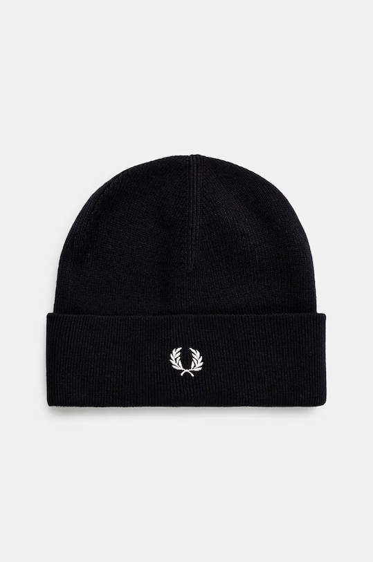 Fred Perry wool beanie Classic Beanie wool navy C8161.T05