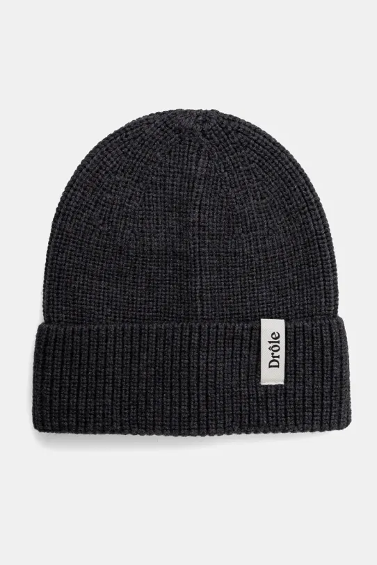 Drôle de Monsieur caciula de lana Le Bonnet DrUle uni gri E.BN100.WO007.DGR