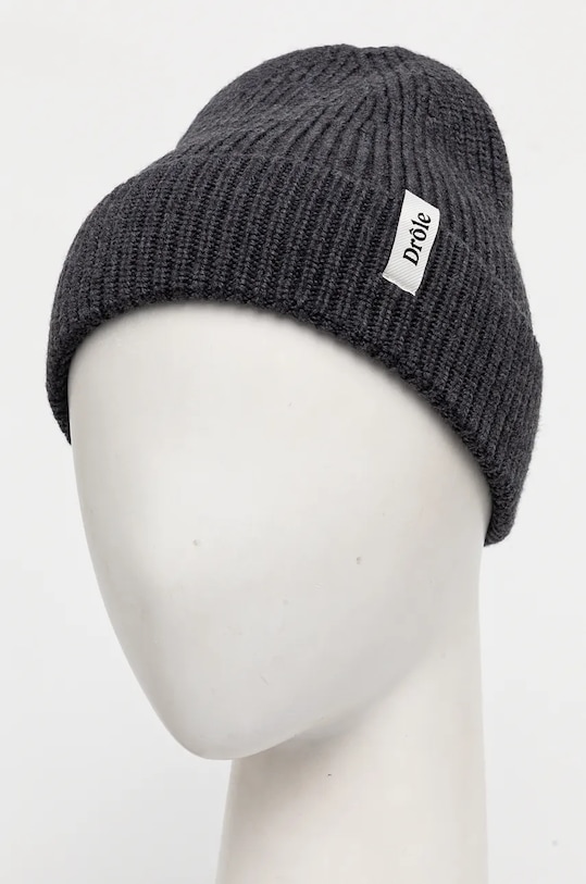Accesorii Drôle de Monsieur caciula de lana Le Bonnet DrUle E.BN100.WO007.DGR gri