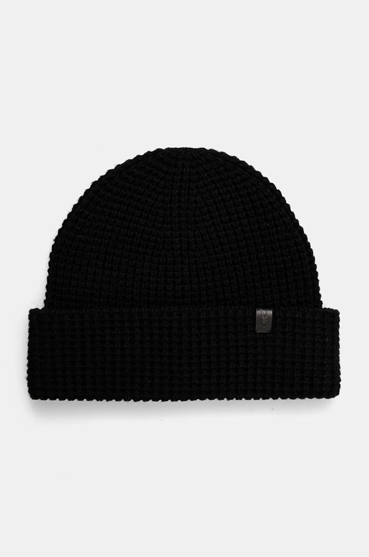 Čepice AllSaints s příměsí vlny černá 29AS200677