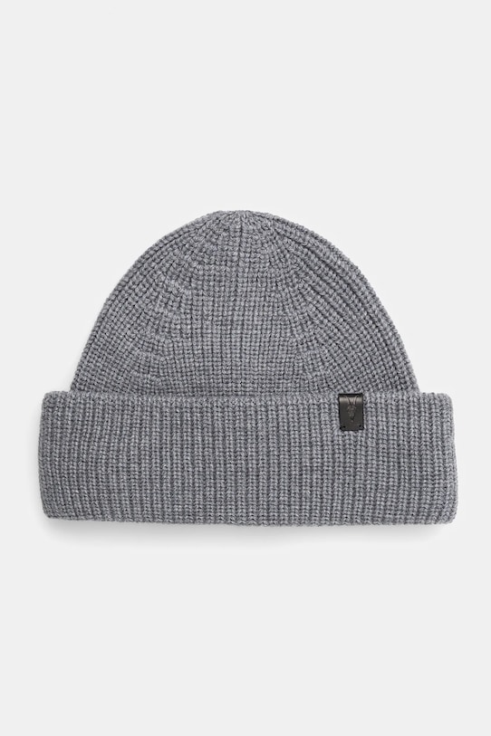 Σκουφάκι AllSaints μαλλί γκρί 29AS200682