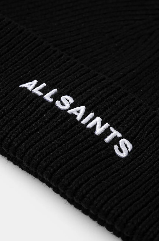 Doplňky Čepice z vlněné směsi AllSaints 29AS200824 černá