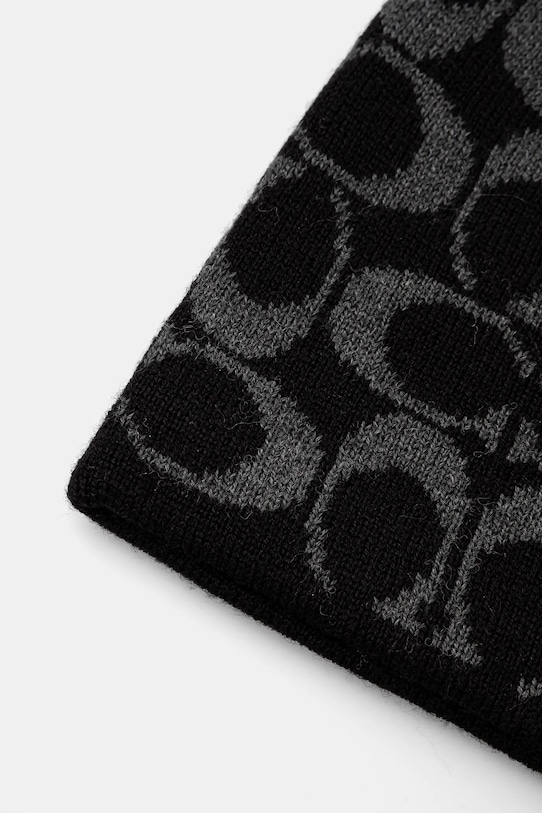 Obojstranná čiapka Coach 29CX872 čierna