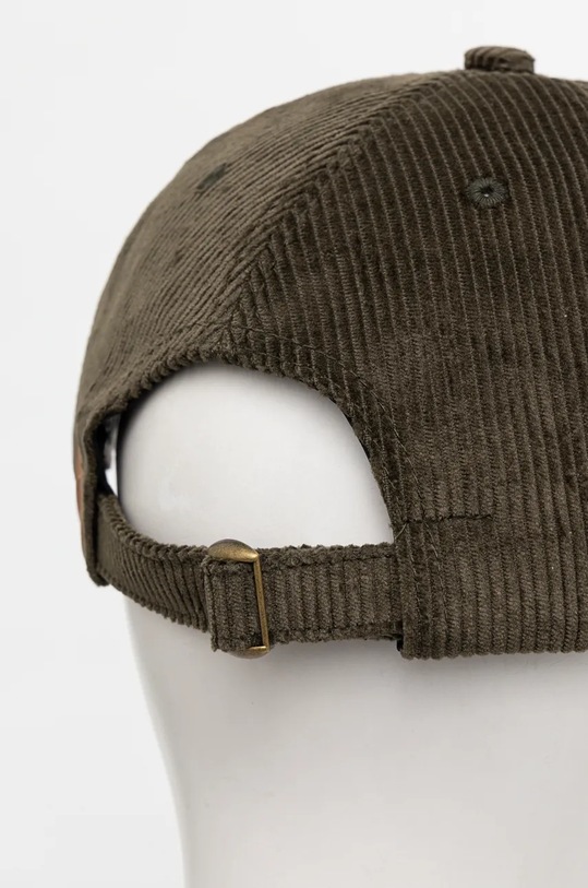 Manšestrová kšiltovka A Bathing Ape Ape Head Corduroy Cap 1K80180004 zelená AW24