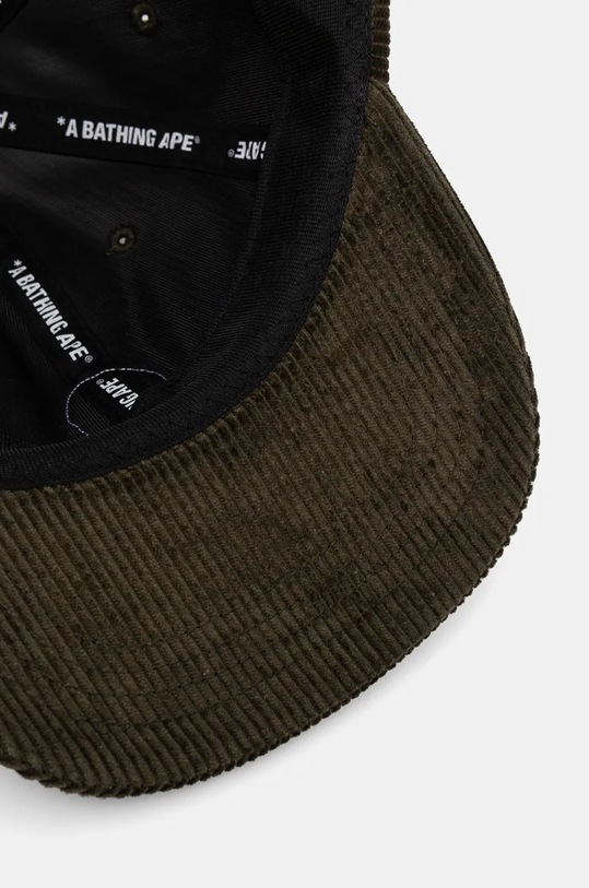 Doplňky Manšestrová kšiltovka A Bathing Ape Ape Head Corduroy Cap 1K80180004 zelená