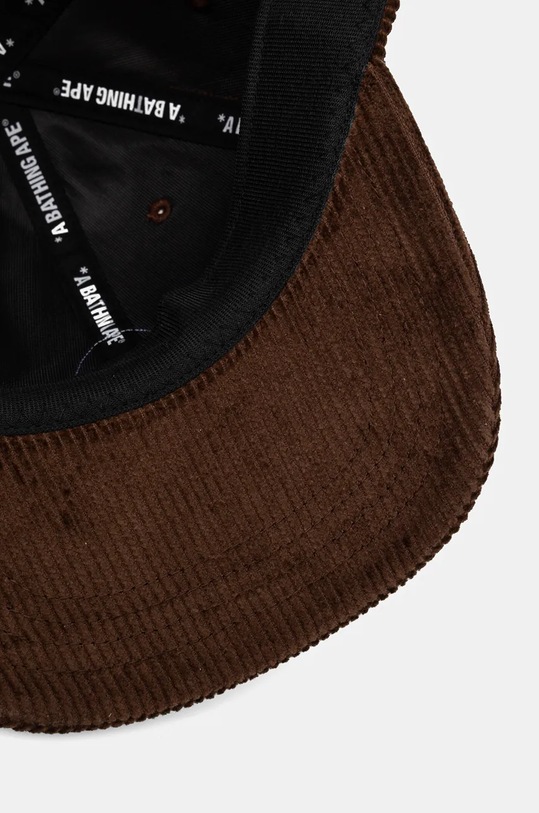 Accessories A Bathing Ape corduroy baseball cap Ape Head Corduroy Cap 1K80180004 brown