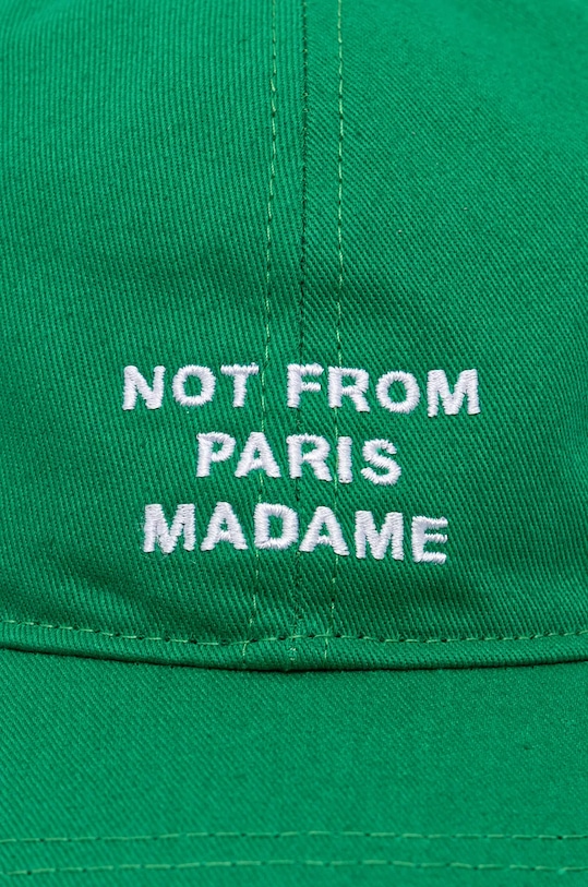 Drôle de Monsieur cotton baseball cap La Casquette Slogan green E.CP151.CO138.GN