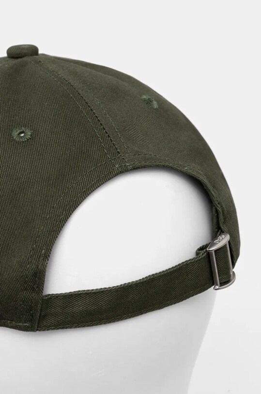 Drôle de Monsieur șapcă de baseball din bumbac La Casquette Slogan Fleurs E.CP153.CO138.KK verde AW24